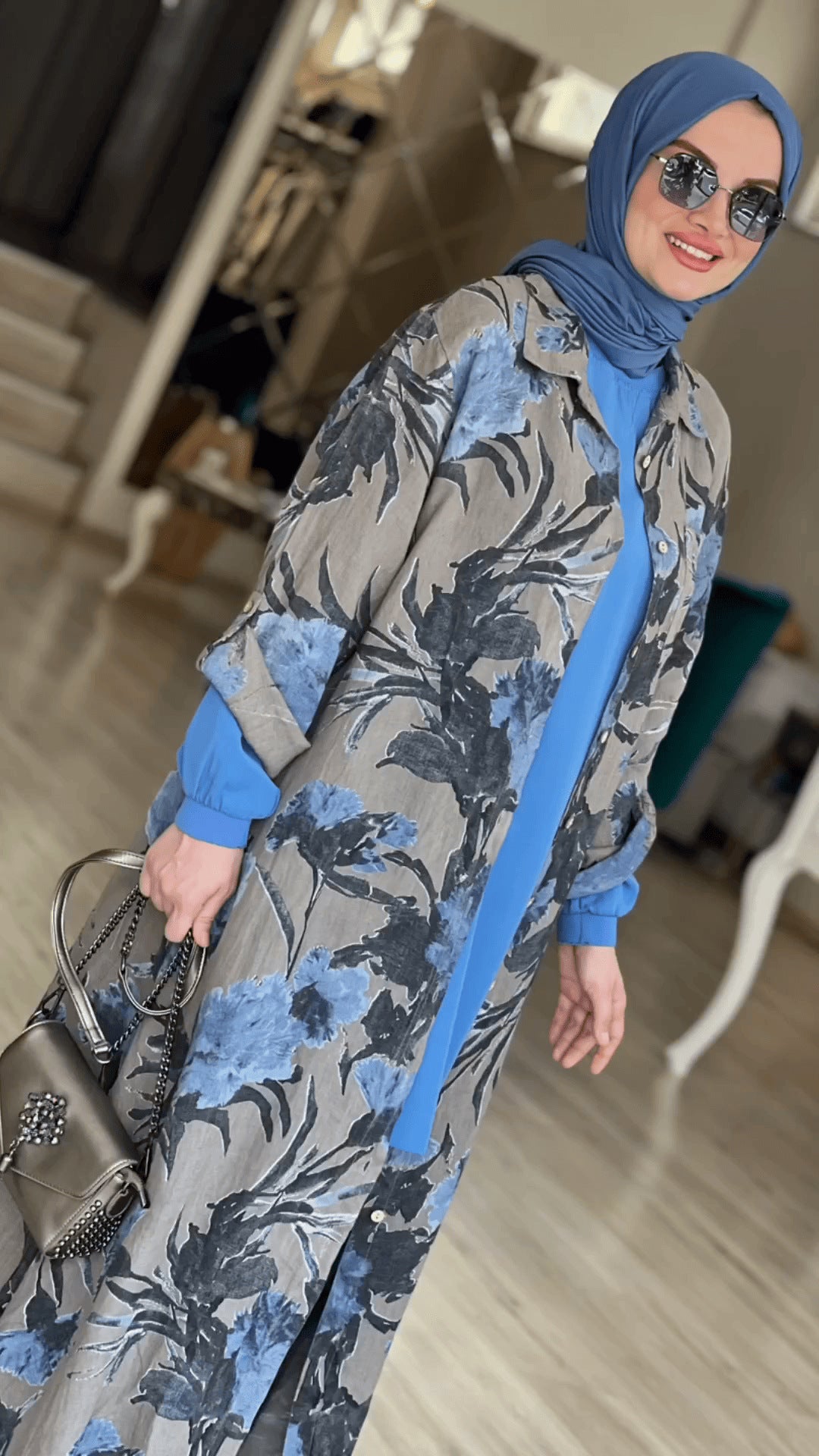 Loose plus-size dress robe - Cardigan Robe