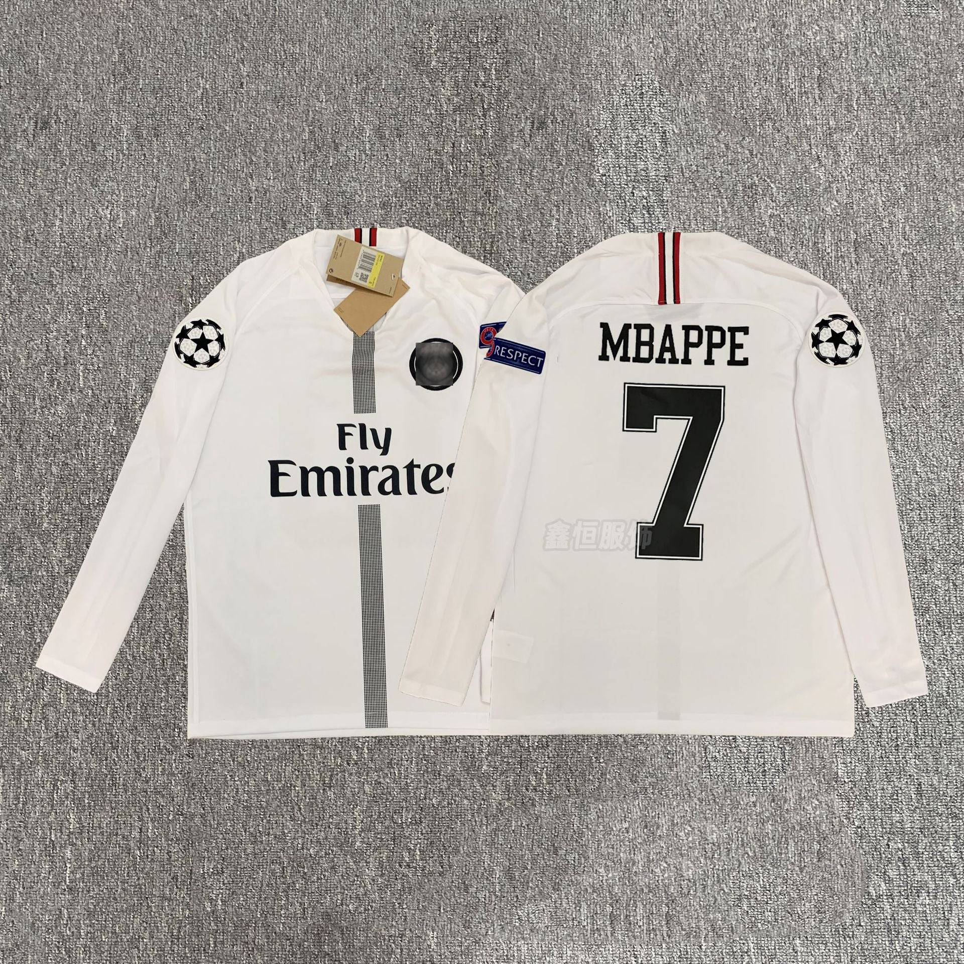 Long-sleeved football suit