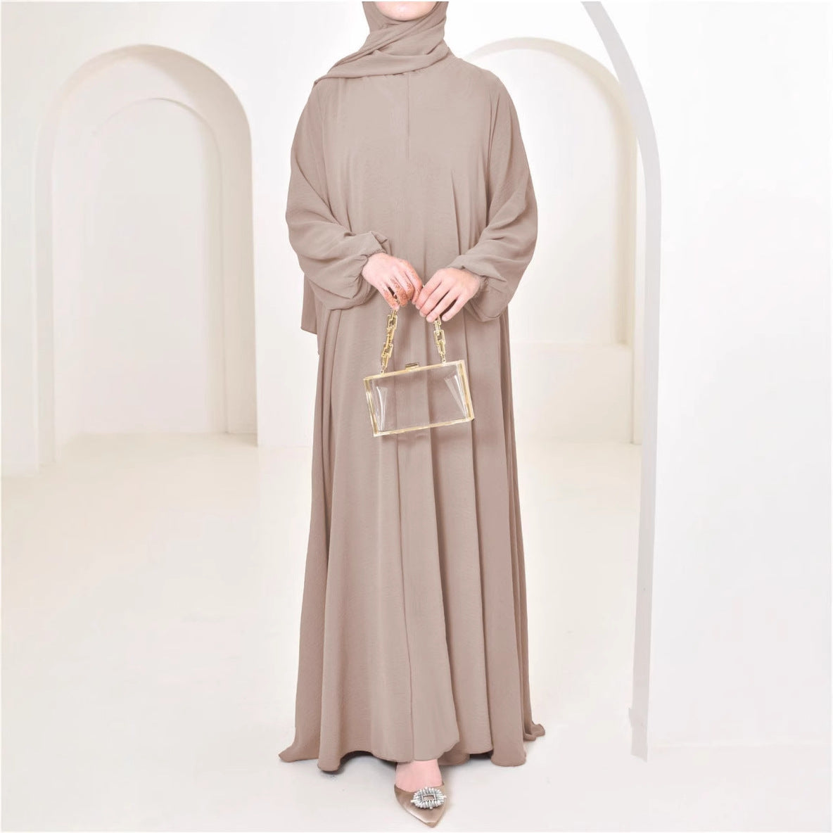 Multi-color Casual dress Robe