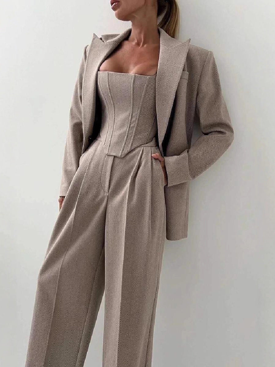 Women's Elegant Three-Piece Suit