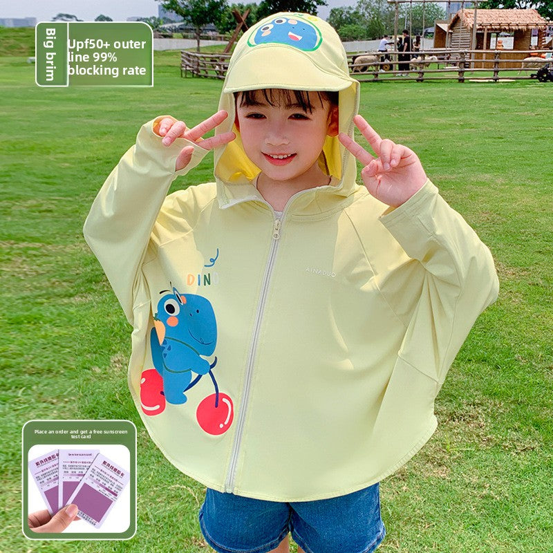 Children's Lightweight UV Protection Hooded Jacket