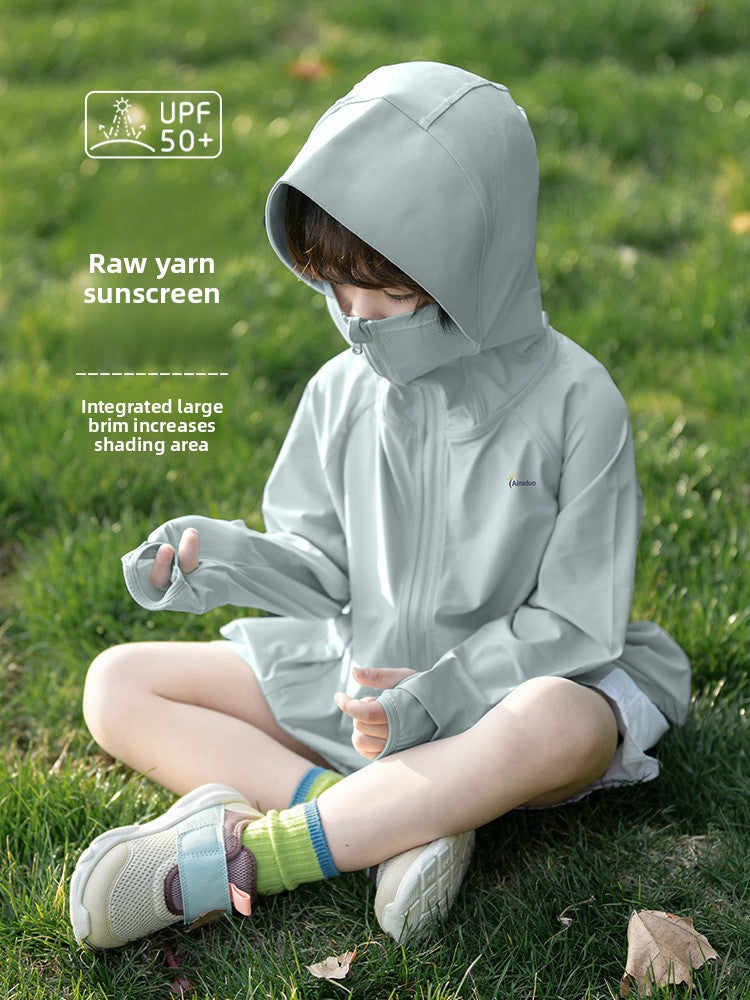 Children's Lightweight UV Protection Hooded Jacket