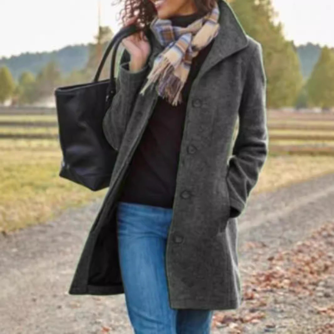 Retro Women's Woolen Coat