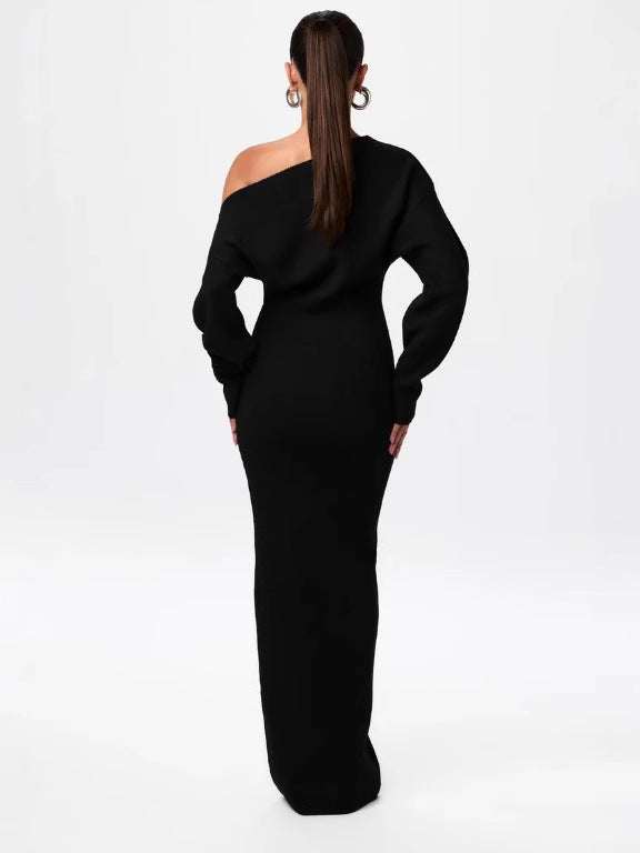 Elegant Long Sleeve Women's Dress