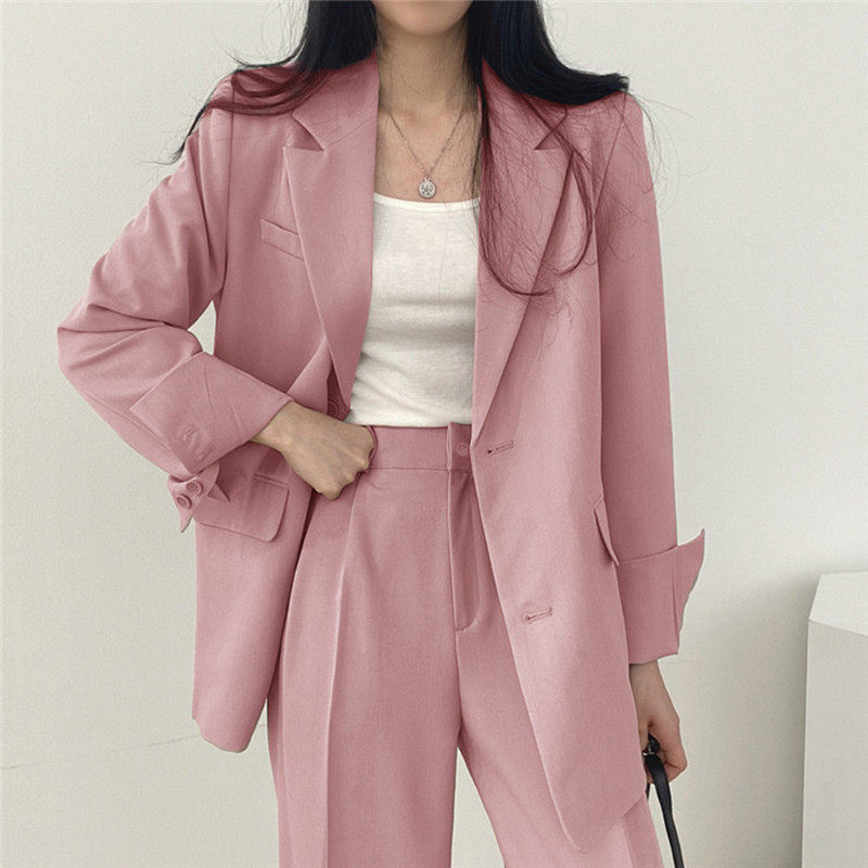 Women's Two-Piece Suit with Jacket and Pants