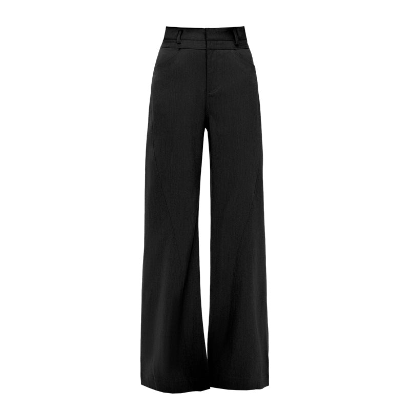 French Style Straight Leg Women's Trousers