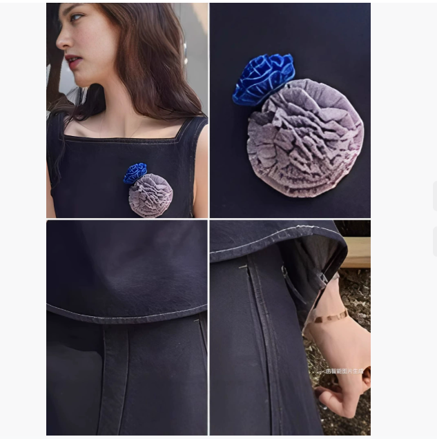 Denim suit vest and trousers