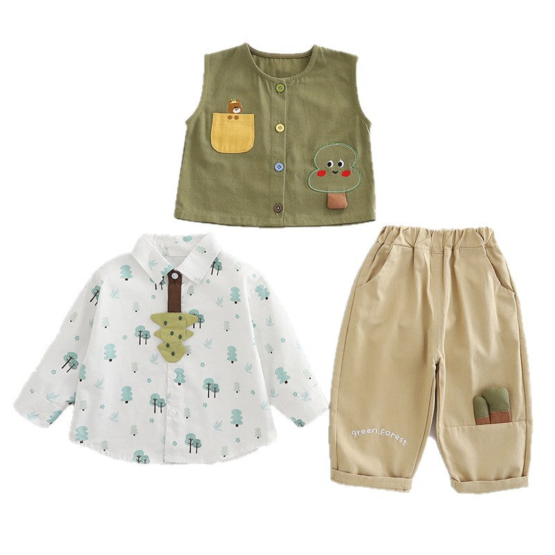 Boys' Autumn Three-Piece Suit