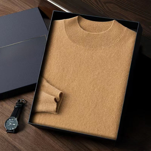 Men's Half-Turtleneck Cashmere Sweater