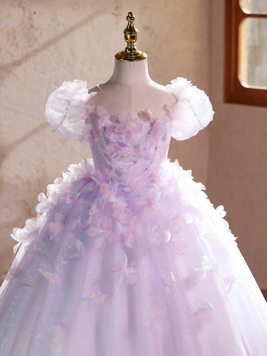 Girl's Elegant Princess Performance Dress