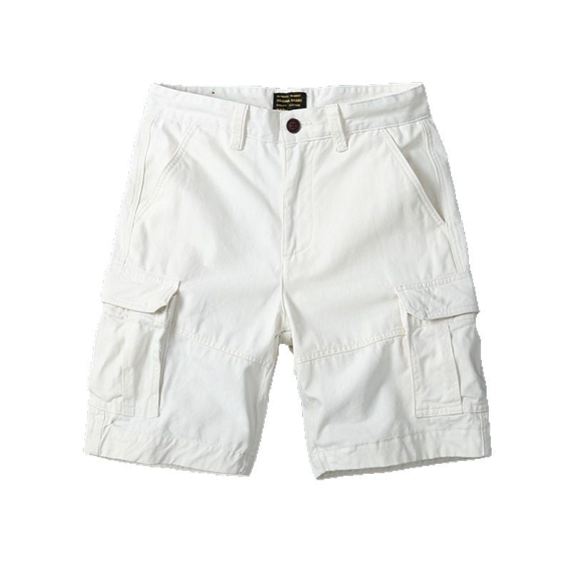 Retro Camouflage Cotton Work Shorts
