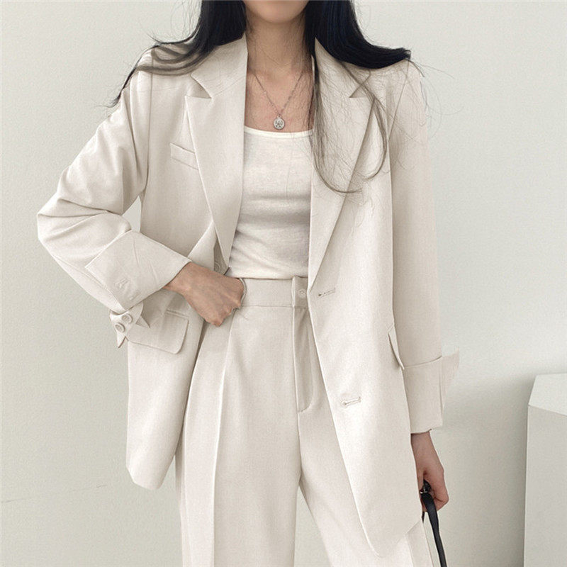 Women's Two-Piece Suit with Jacket and Pants