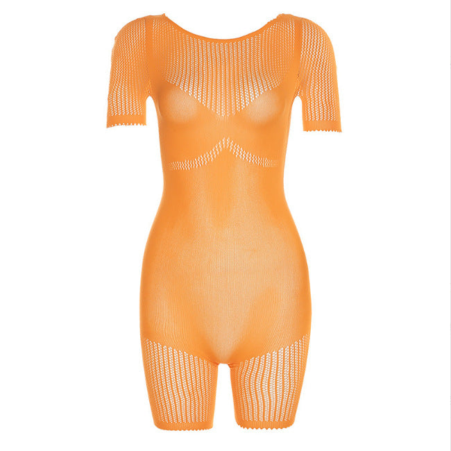 Sexy low-rise knitted one-piece short pants