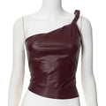 Women's leather top