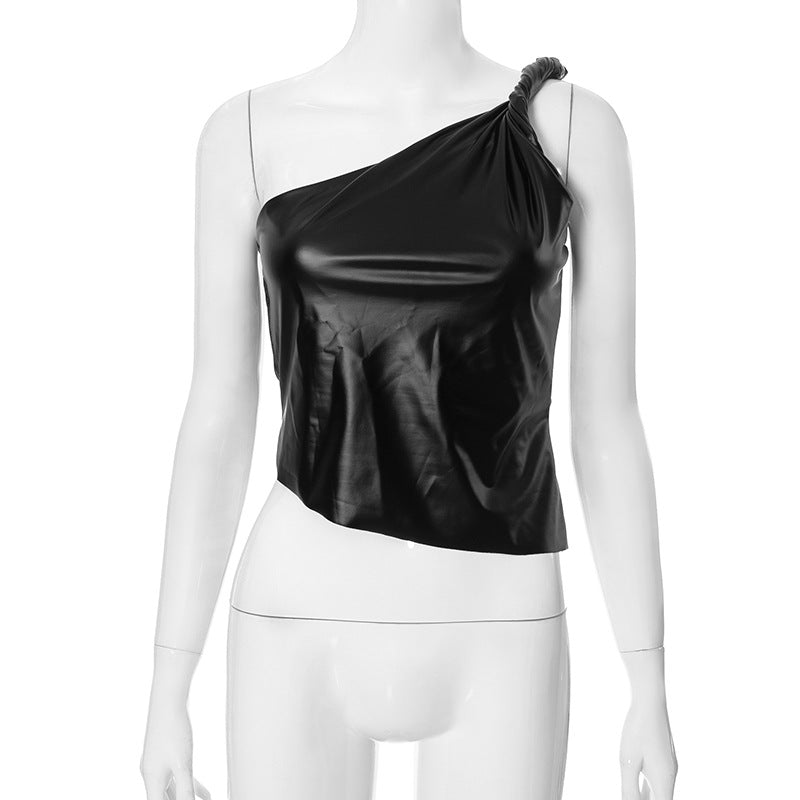 Women's leather top