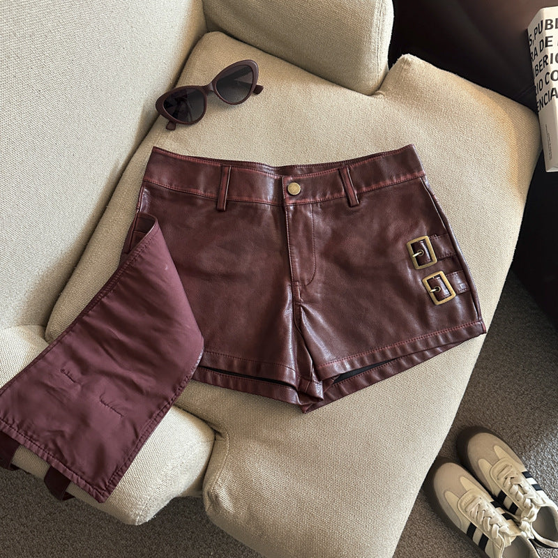 Leather skirt