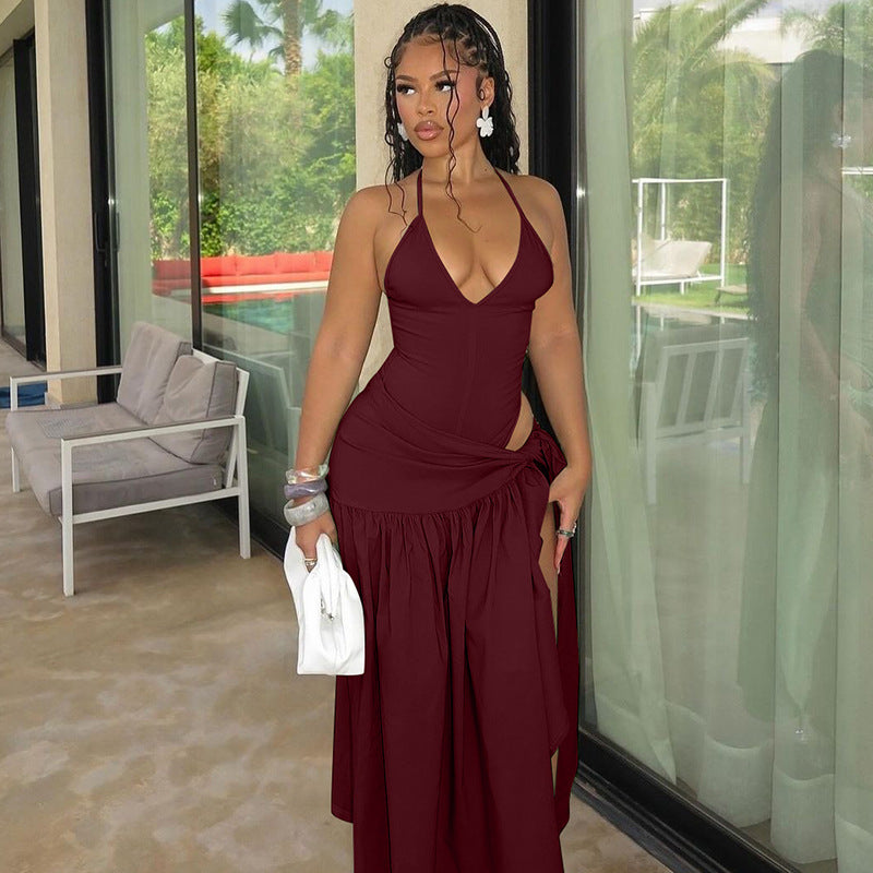 Women's Jumpsuit and Skirt Set