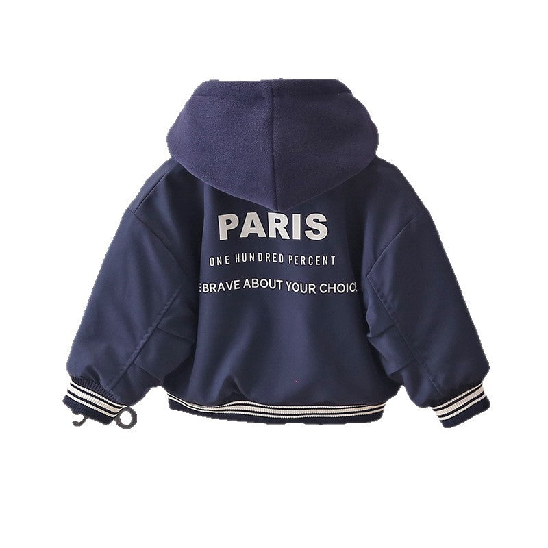 Boys' Fleece Hooded Jacket