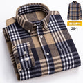 Men's Vintage Plaid Long Sleeve Shirt