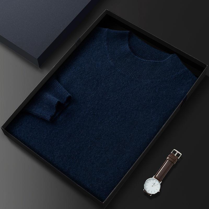 Men's Half-Turtleneck Cashmere Sweater