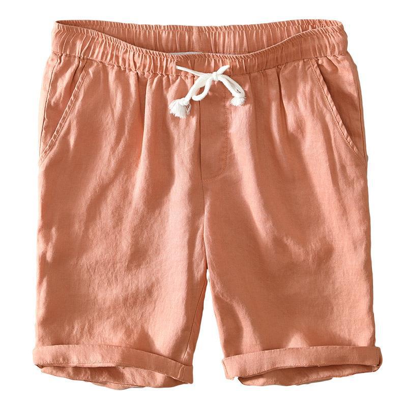 Men's Linen Drawstring Shorts