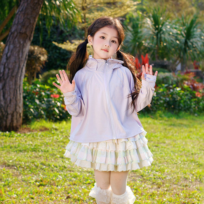 Children's Lightweight UV Protection Hooded Jacket