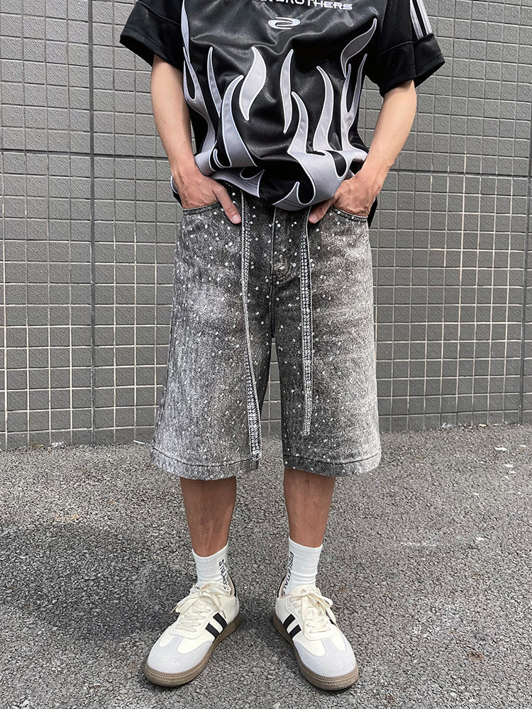 Hip-Hop Denim Shorts