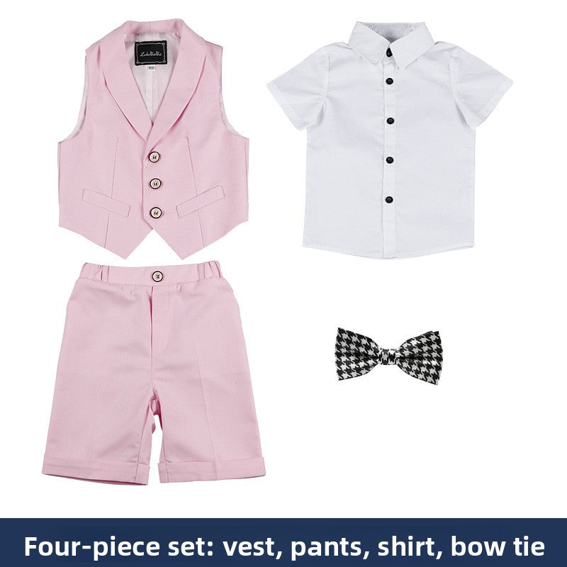 Children's Vest Short Sleeve Suit Summer