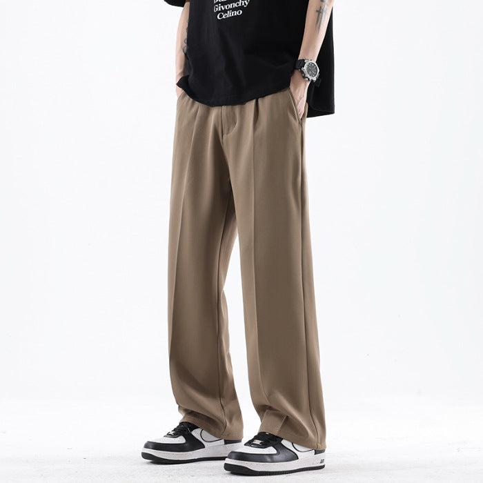 Men's Straight Leg Casual Trousers