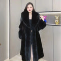 Women's imitation mink coat