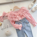 Girls' Lace Collar Blouse