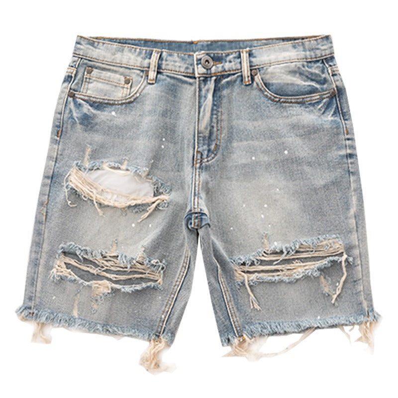 Men's denim shorts