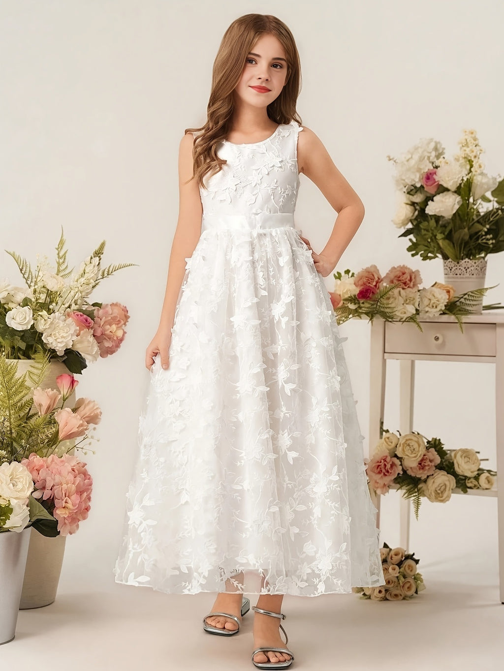 Girl's Princess Lace Dress