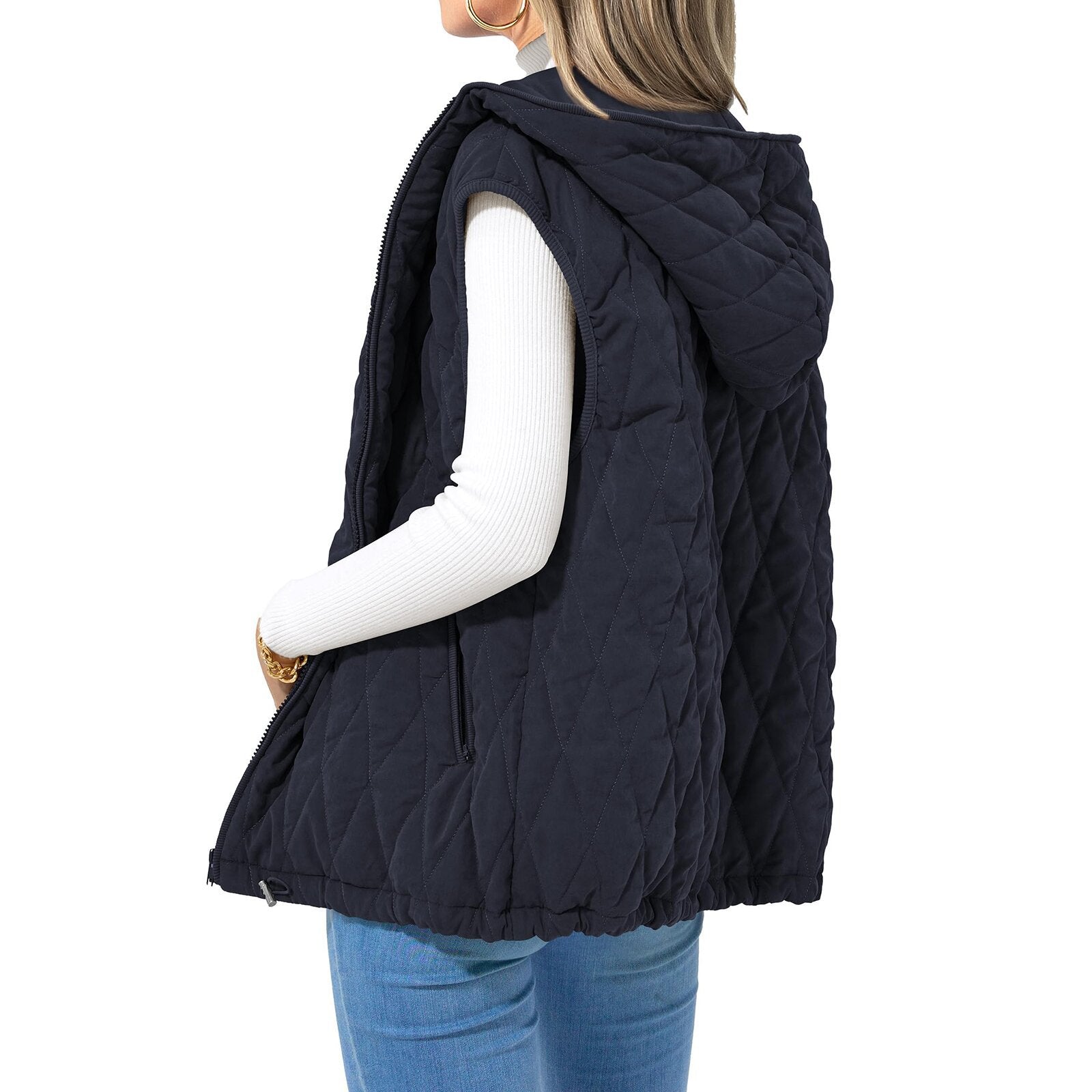 Women's Hooded Cotton Vest