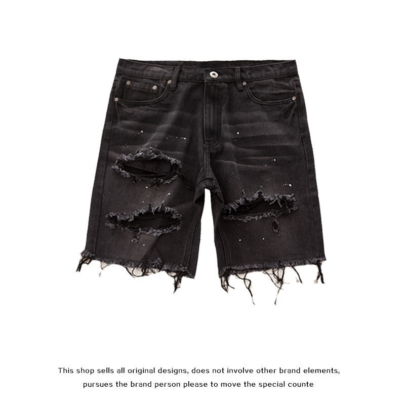 Men's denim shorts