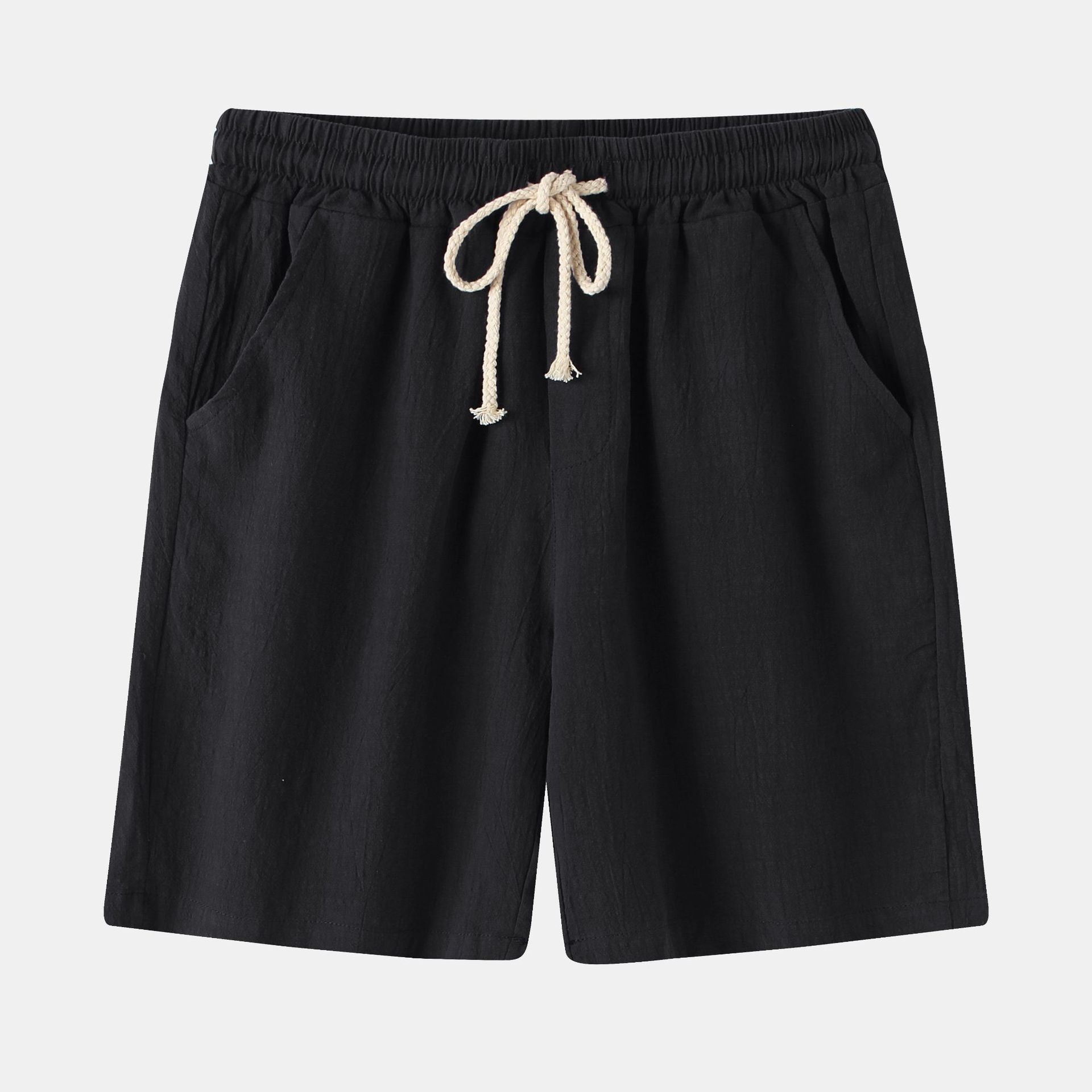 Men's Cotton-Linen Casual Shorts