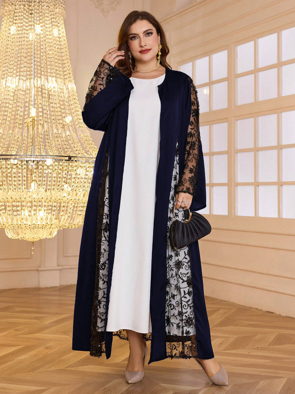 Robe Beaded Lady Dress