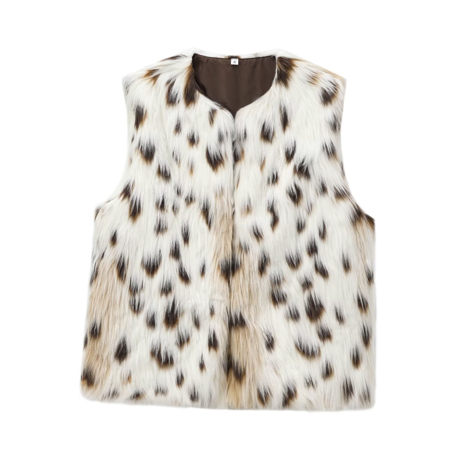 Sleeveless fur vest