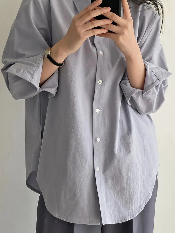 Comfortable, breathable, stylish and casual long-sleeved shirt