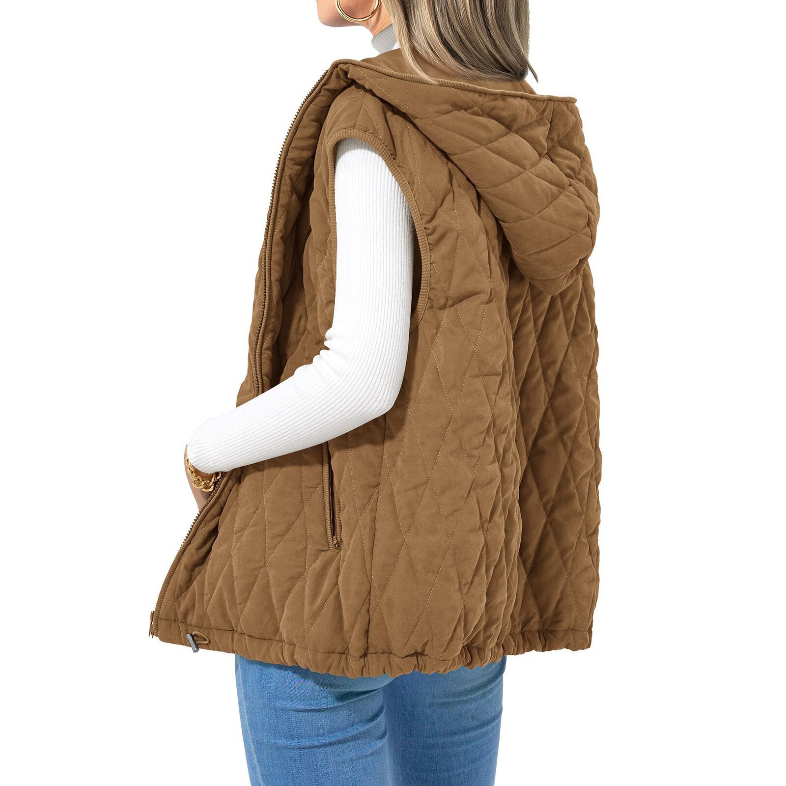 Women's Hooded Cotton Vest