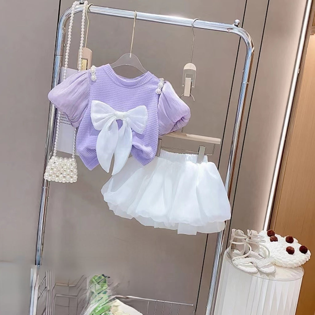 Baby Female Short-sleeved Suit