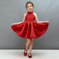 Girl's Bow Princess Sleeveless Dress