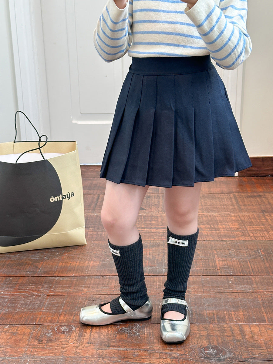 Girls' Pleated Skirt