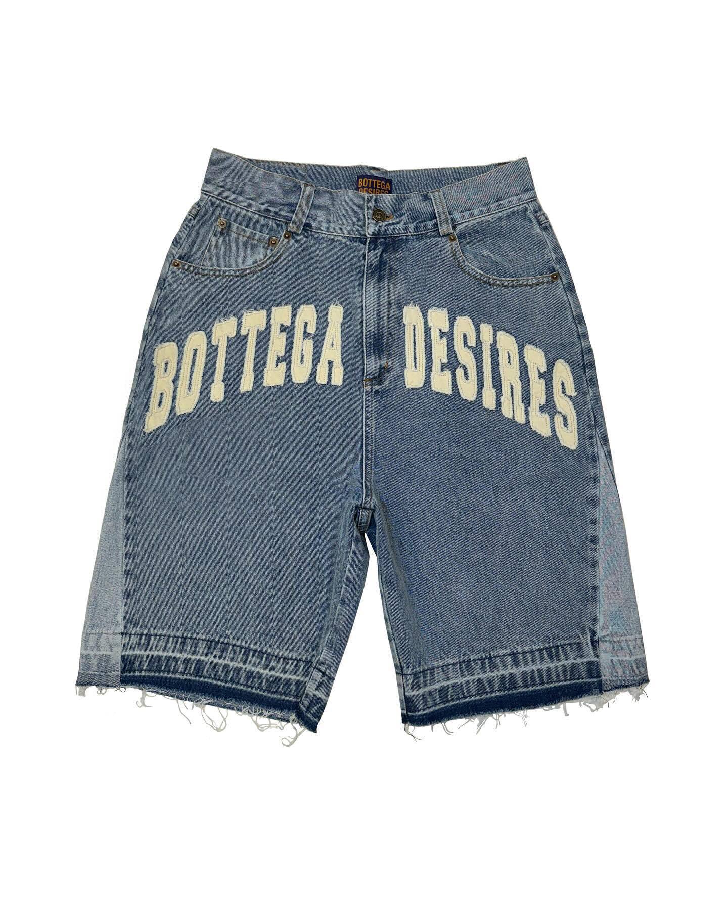 Men's Retro Denim Shorts