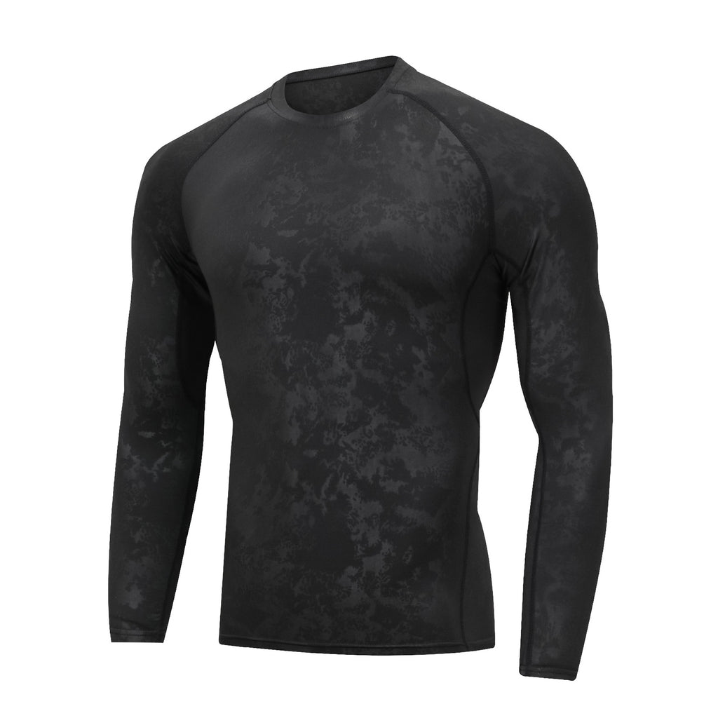 Men's Fleece-Lined Sportswear Suit for Winter Fitness and Running