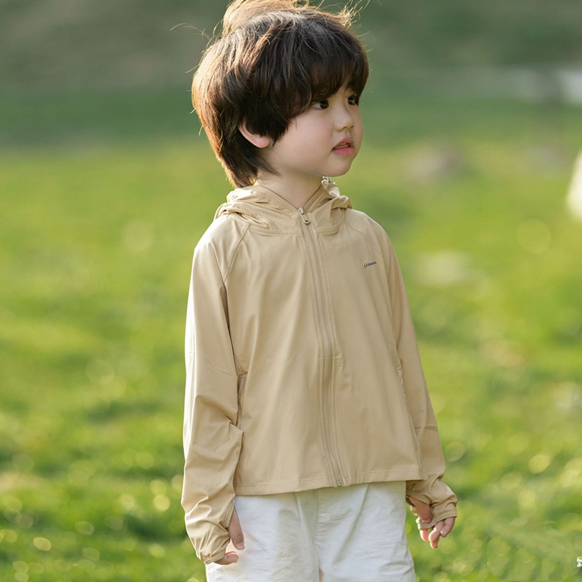 Children's Lightweight UV Protection Hooded Jacket