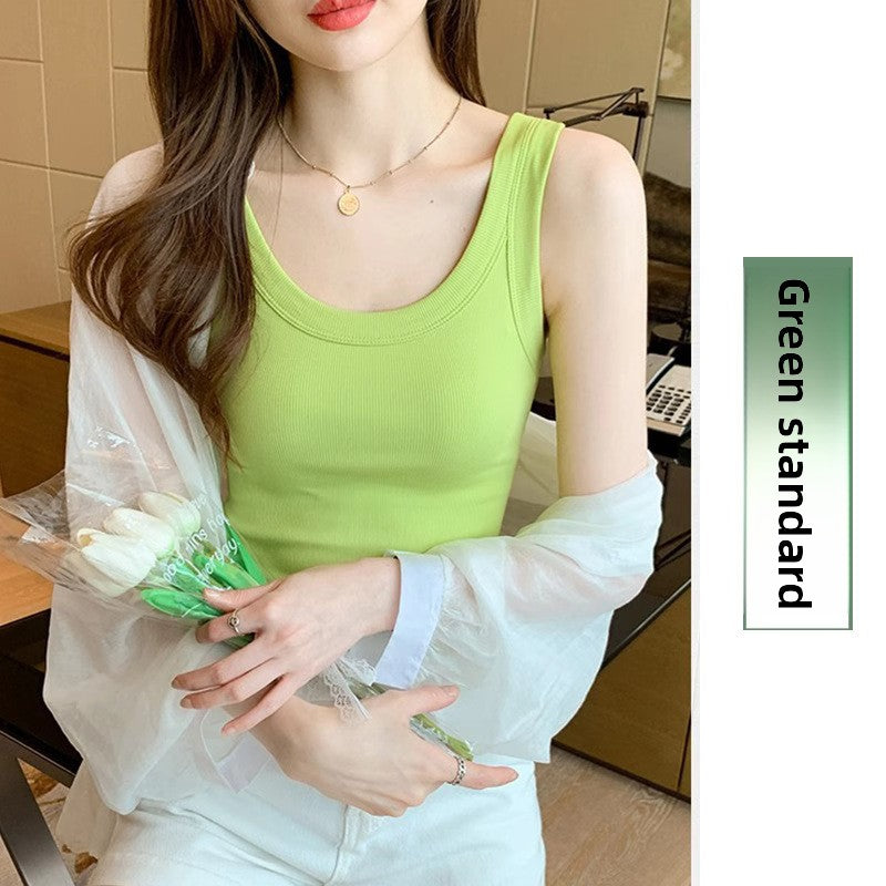 Women's Slim Fit Threaded Camisole