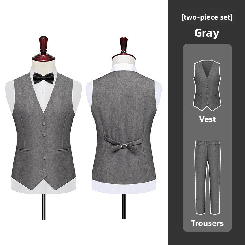 Suit Vest Men's Work Clothes Suit