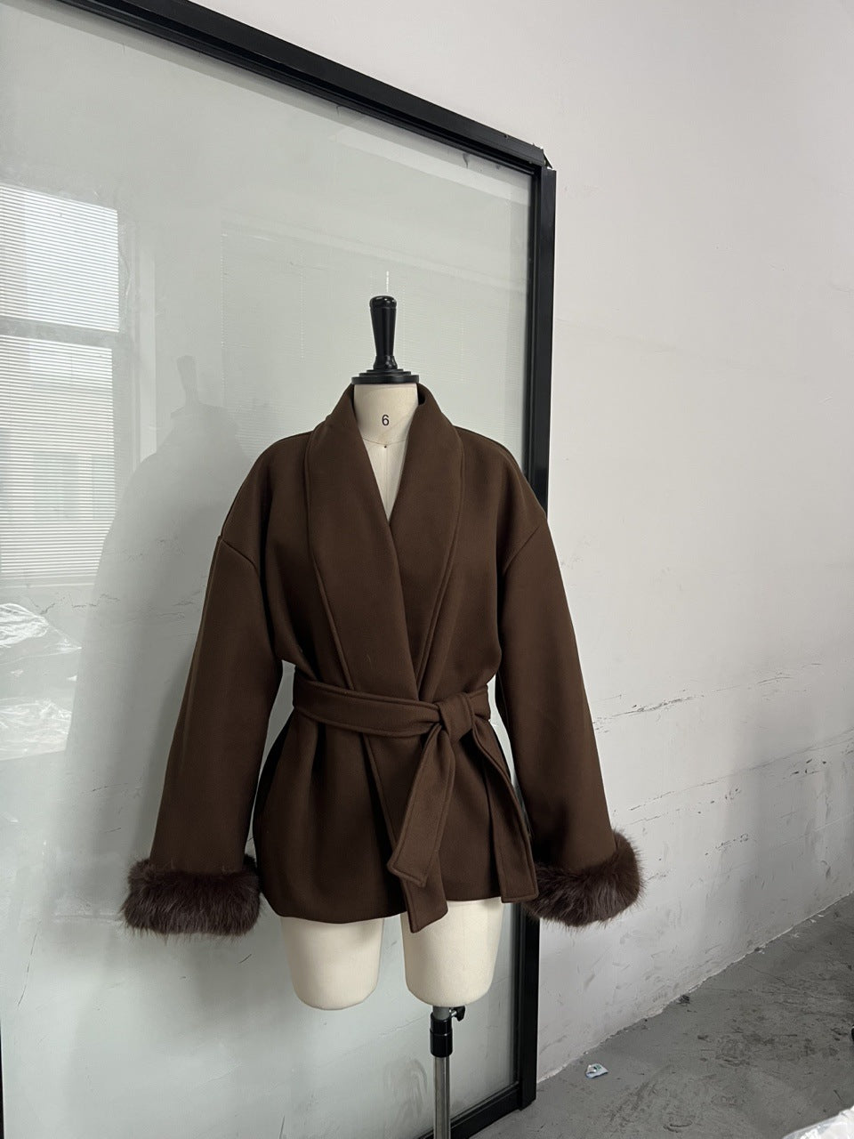 Women's Wool Blend Mid-Length Coat