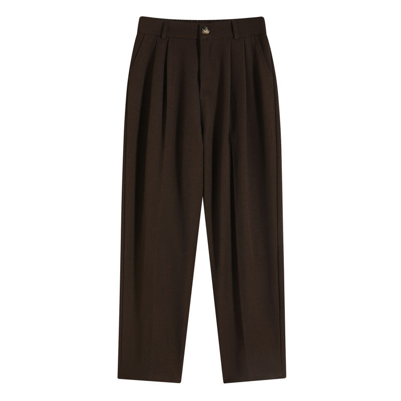 Women's loose-fitting suit pants